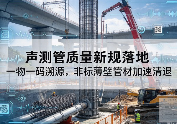 淄博声测管质量新规落地，一物一码溯源，非标薄壁管材加速清退